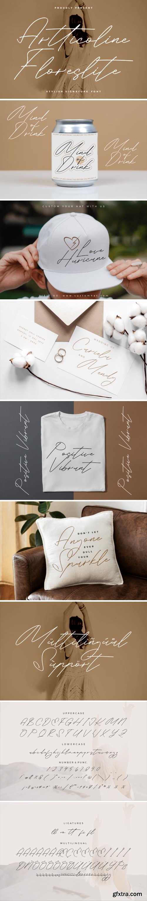 Artticoline Floreslite Font
