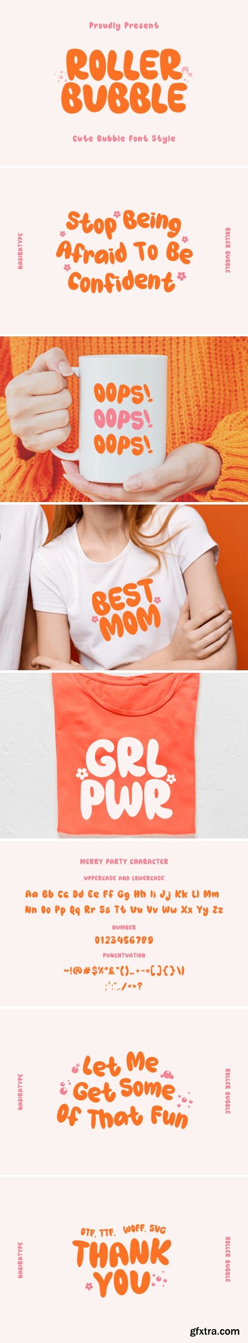 Roller Bubble Font Roller Bubble Font