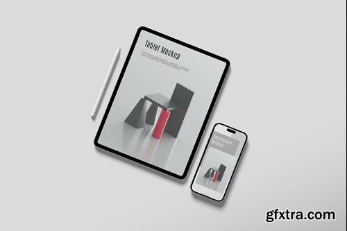 Tablet and Phone Mockup CR6VNHU Tablet and Phone Mockup CR6VNHU