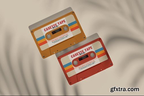 Cassette Tape Mockup P4V3P6W Cassette Tape Mockup P4V3P6W