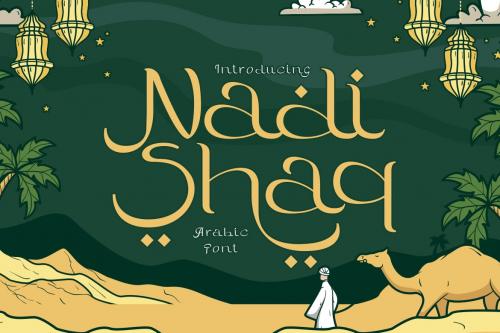 Nadishaq - Arabic Font