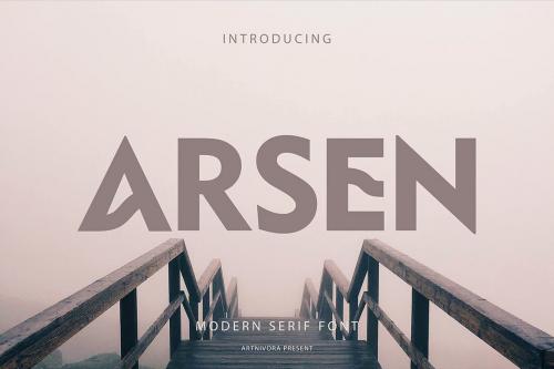 Arsen - Modern Sans Serif Font