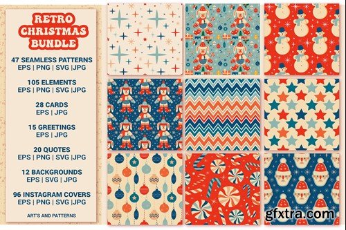 Retro Christmas graphics B5KSMN6 Retro Christmas graphics B5KSMN6