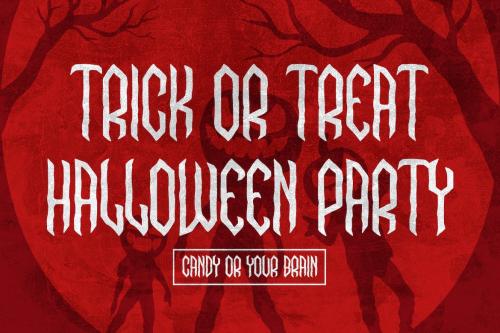 Nazzaric Horror Display Typeface
