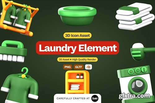 3D Laundry Illustration HWQUEFX 3D Laundry Illustration HWQUEFX