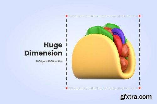 3D Food Illustration 1 EGPVCMW 3D Food Illustration 1 EGPVCMW
