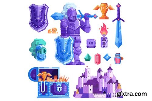 Fantasy Knight Equipment for Heroic RPG Game BP498CW Fantasy Knight Equipment for Heroic RPG Game BP498CW