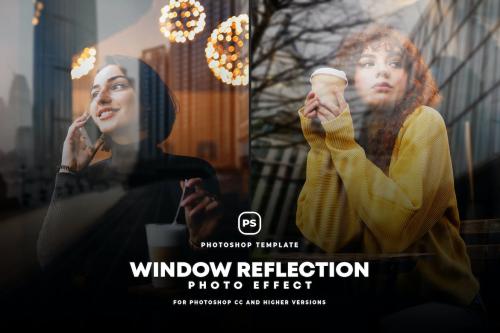 Window Reflection Photo Effect Window Reflection Photo Effect