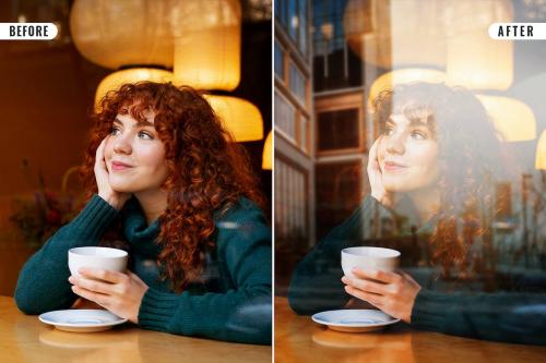 Window Reflection Photo Effect Window Reflection Photo Effect