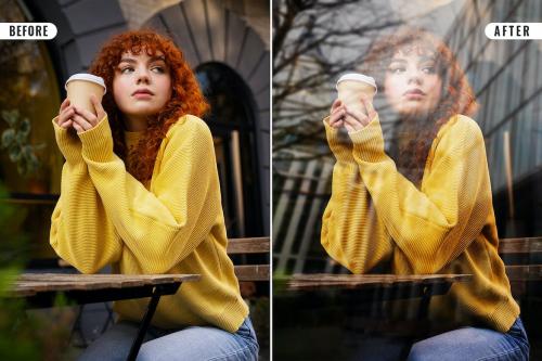 Window Reflection Photo Effect Window Reflection Photo Effect