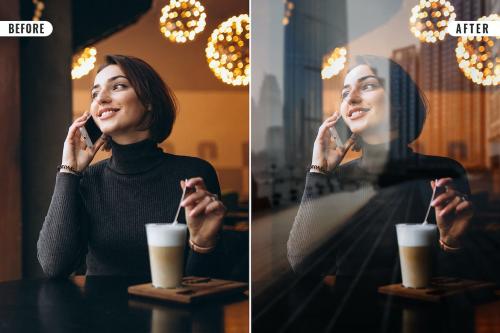 Window Reflection Photo Effect Window Reflection Photo Effect