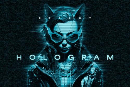 Hologram Photo Effect