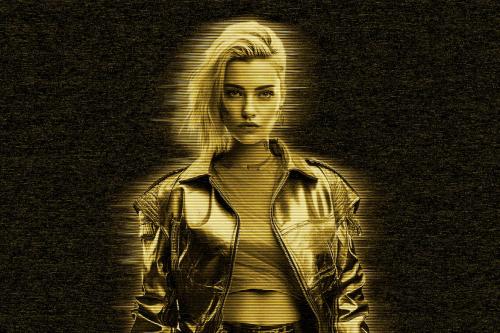 Hologram Photo Effect