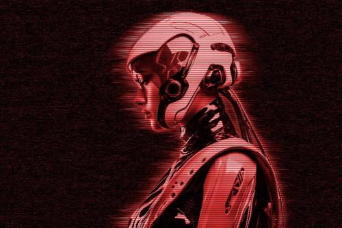 Hologram Photo Effect