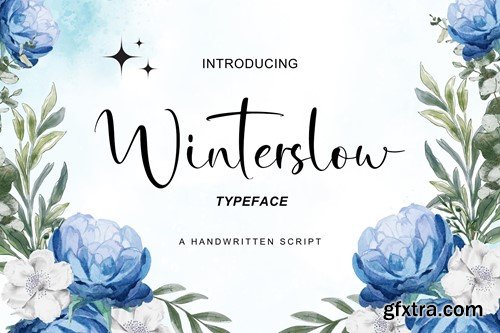 Winterslow - A Handwritten Script Typeface JQ3EGLG