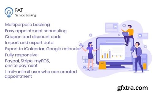 CodeCanyon - Fat Services Booking - Automated Booking and Online Scheduling v5.3 - 24214247 - Nulled