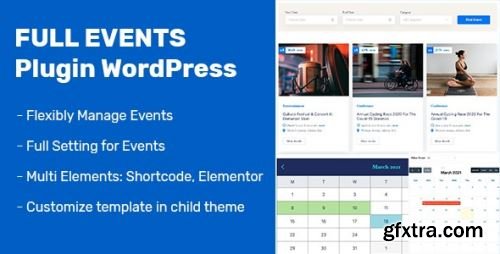 CodeCanyon - FullEvents - Event Plugin WordPress v1.2.0 - 31232652 - Nulled