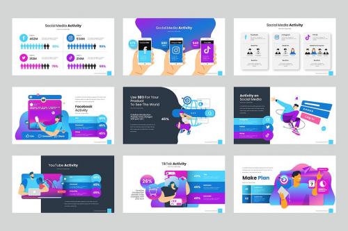 Social Networking Keynote Templates