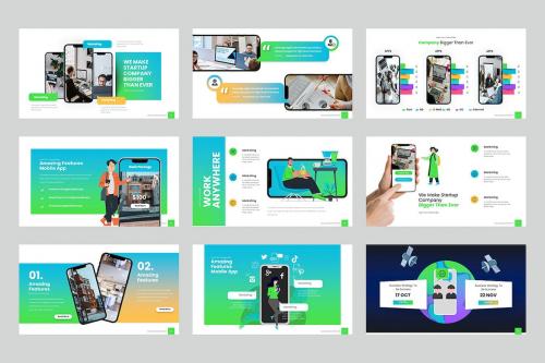 Mobile Mockup Keynote Templates