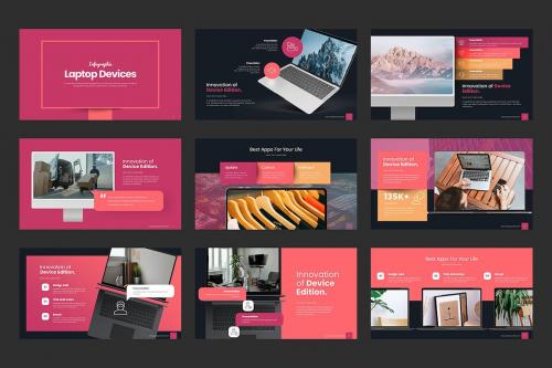 Laptop Devices Keynote Templates