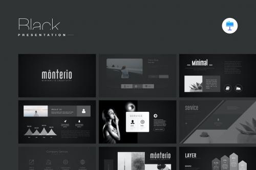 Free Black Keynote Template Free Black Keynote Template