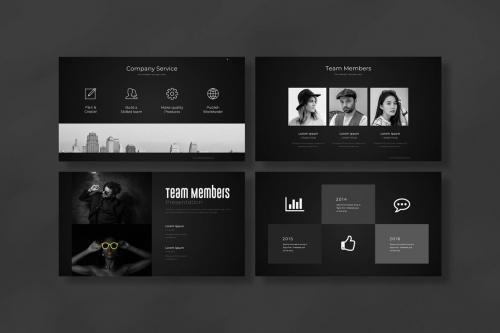Free Black Keynote Template Free Black Keynote Template