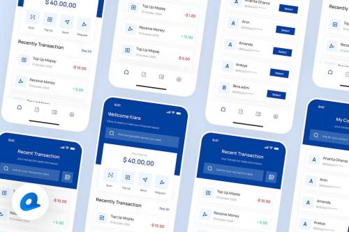 Mony - E-Wallet App UI Mony - E-Wallet App UI