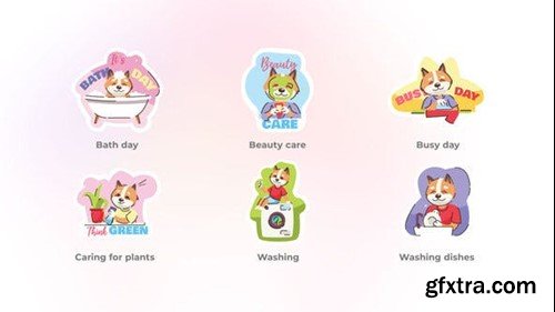 Videohive House Chores Sticker Pack - Stone Pictures Concepts 49000969 Videohive House Chores Sticker Pack - Stone Pictures Concepts 49000969