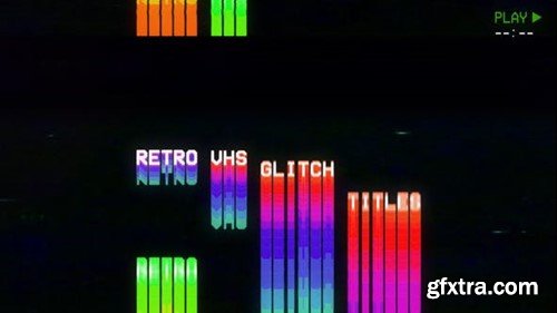 Videohive Retro VHS Glitch Titles 49000468 Videohive Retro VHS Glitch Titles 49000468