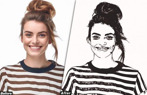 Vector Art Painting Photoshop Action