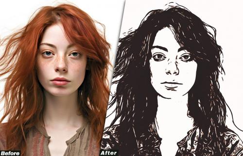 Vector Art Painting Photoshop Action