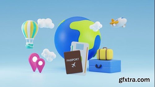 Videohive Travel Logo Reveal 49001580
