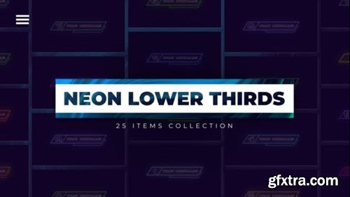 Videohive 25 Neon Lower Thirds 49025141 Videohive 25 Neon Lower Thirds 49025141