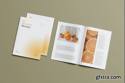 A4 Brochure Mockup A74FMS4 A4 Brochure Mockup A74FMS4
