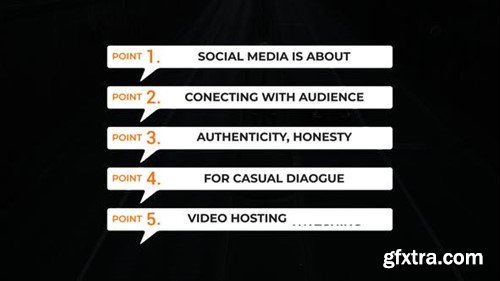 Videohive Bullet Point Text Titles 49032811 Videohive Bullet Point Text Titles 49032811