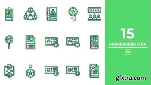 Videohive Membership Icon After Effects 49053990
