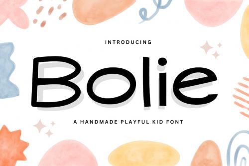 Bolie - Handmade Playful Kid Font