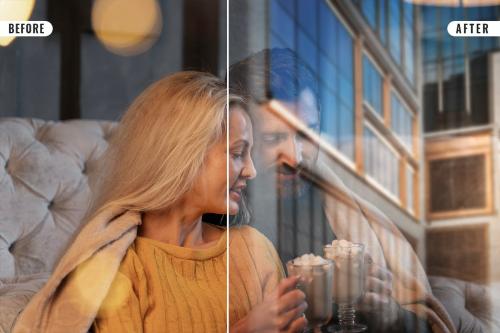 Window Reflection Photo Effect Window Reflection Photo Effect