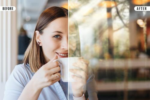 Window Reflection Photo Effect Window Reflection Photo Effect