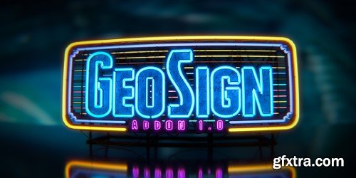 Blender - Geo Sign (Sign Generator Addon)