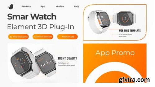 Videohive Smart Watch 3D Device Element 3D 49174685