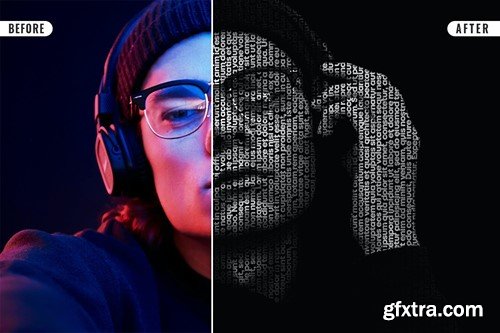 Text Cutout Photo Effect KLL3P7P