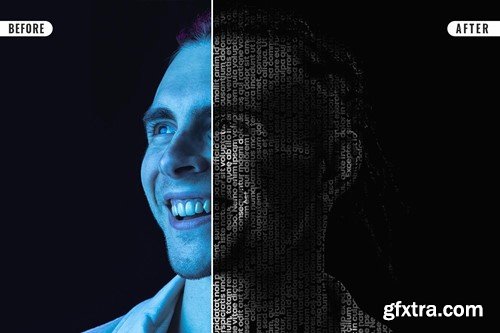 Text Cutout Photo Effect KLL3P7P