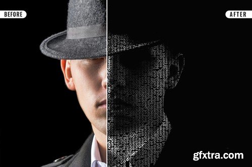 Text Cutout Photo Effect KLL3P7P