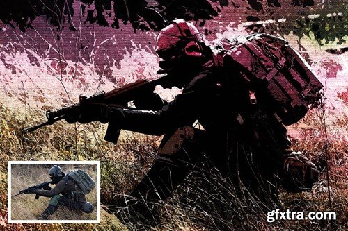 Line Art Photoshop Action 5Z9LFUM