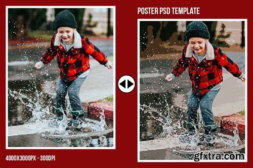 Square & Poster - Vector Art Painting Effects G4V98YH