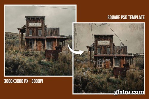 Square & Poster - Ancient Fresco Effects CVA3USF