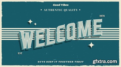 5 Vintage Retro Text Effects NY7AKMR 5 Vintage Retro Text Effects NY7AKMR