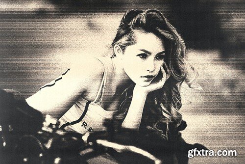 Photocopy Photo Effect CZGQLNN