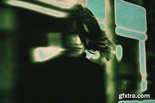 Smudged Gradient Map Photo Effect 5CR843Q